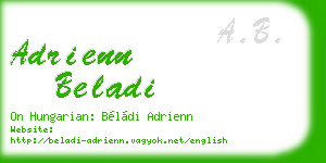 adrienn beladi business card